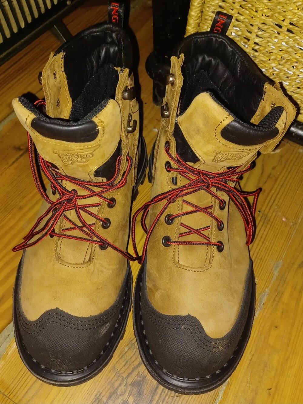 Red Wing 2410 Waterproof Boots (Composite/Non-Metallic Safety Toe) (USA) 8.5